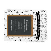 Brillante, zukunftsfähige Einladung Magnet (Horizontal)