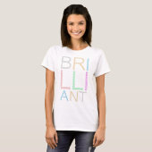 Brillanter farbiger Text T-Shirt (Vorne ganz)