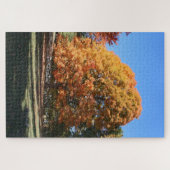 Brillanter Herbstbaum – Hubbell, Michigan Puzzle (Horizontal)