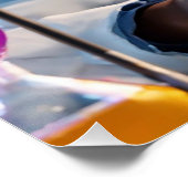 Brillanter junger Wissenschaftler Poster (Ecke)