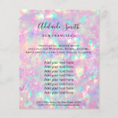 brillanter Opal Foto Design Flyer (Vorne)