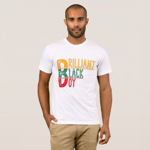 Brillanter schwarzer Junge - Schwarze Geschichtsmo T-Shirt