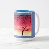 Brillanter Winter Sunrise Zweifarbige Tasse (VorderseiteRechts)