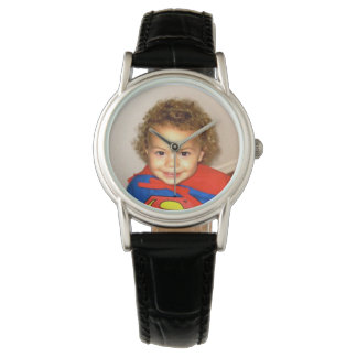 Brillantes farbiges Foto Armbanduhr