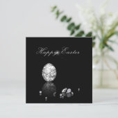 Brillantes Ostereier - Einladung zum Brunch (Stehend Vorderseite)