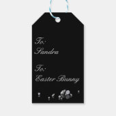 Brillantes Ostereier - Geschenkmarke Geschenkanhänger (Rückseite)