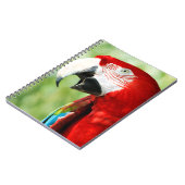 Brillantes Rot Notizblock (Linke Seite)