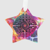 Brillantes Weihnachtsalternative Ornament (Rückseite)