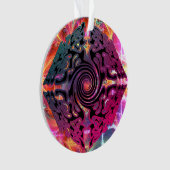 Brillantes Weihnachtsalternative Ornament (Vorderseite)