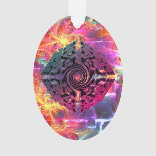 Brillantes Weihnachtsalternative Ornament (Vorderseite)