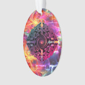 Brillantes Weihnachtsalternative Ornament (Vorderseite)