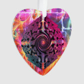 Brillantes Weihnachtsalternative Ornament (Vorderseite)