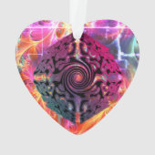 Brillantes Weihnachtsalternative Ornament (Rückseite)