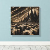 Brillanz Leinwanddruck (Insitu (Holzboden))