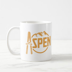 Brille Aspen Snowmass Colorado Skigebiet Geschenke Kaffeetasse