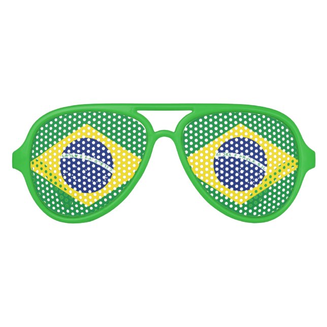 Brille auf brasilianischem Party | Sonnenbrille (Vorderseite)