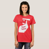 Brille auf Santa T-Shirt (Vorne ganz)