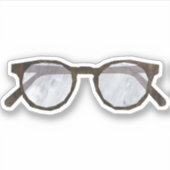Brille Aufkleber (Vorderseite)