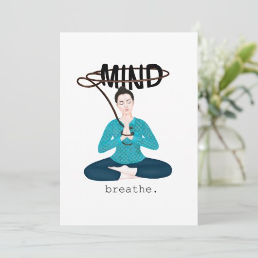 Brille Dankeskarte (Stehend Vorderseite)