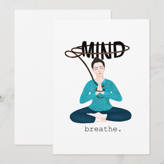 Brille Dankeskarte (Vorne/Hinten)