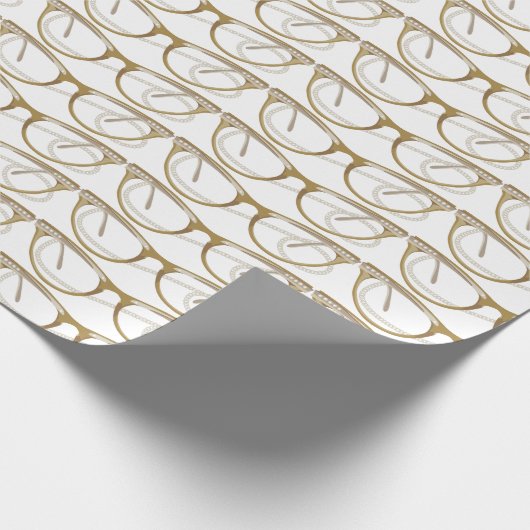 Brille Geschenkpapier (Ecke)