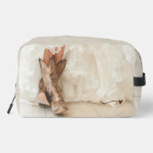 Brille in Stiefeln Waschbeutel (Rückseite)