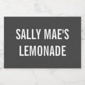 Brille Lebensmitteletikett (Einzelnes Label)