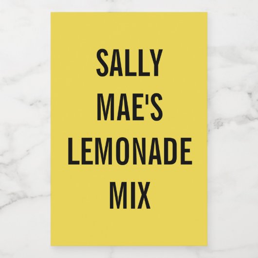 Brille Lebensmitteletikett (Einzelnes Label)