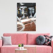 Brille Leinwanddruck (Insitu (Wohnzimmer))