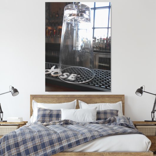 Brille Leinwanddruck (Insitu (Schlafzimmer))