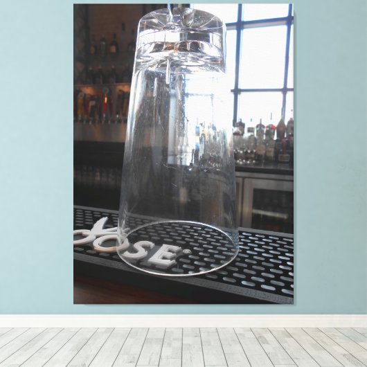 Brille Leinwanddruck (Insitu (Holzboden))