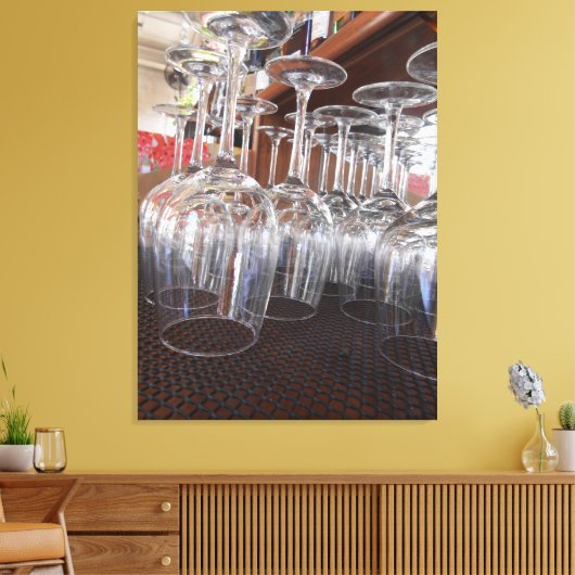 Brille Leinwanddruck (Insitu (Wohnzimmer))