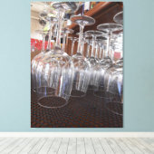 Brille Leinwanddruck (Insitu (Holzboden))