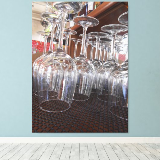 Brille Leinwanddruck (Insitu (Holzboden))