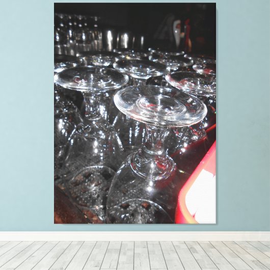 Brille Leinwanddruck (Insitu (Holzboden))