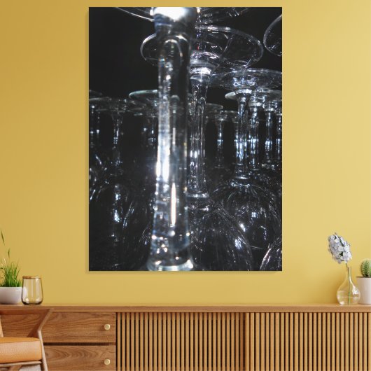 Brille Leinwanddruck (Insitu (Wohnzimmer))