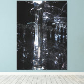 Brille Leinwanddruck (Insitu (Holzboden))