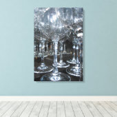 Brille Leinwanddruck (Insitu (Holzboden))