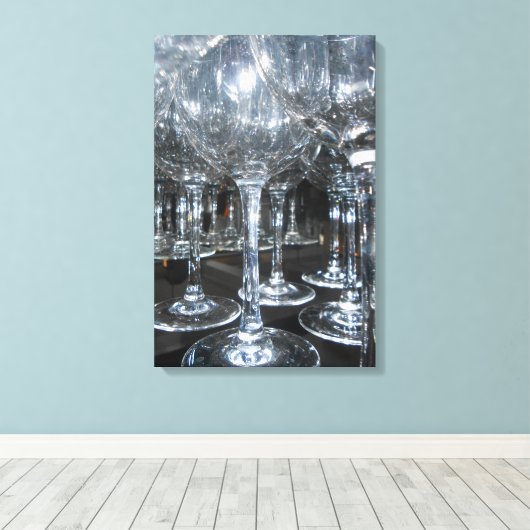 Brille Leinwanddruck (Insitu (Holzboden))