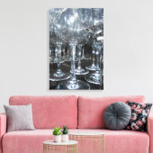 Brille Leinwanddruck (Insitu (Wohnzimmer))