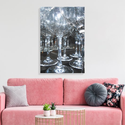 Brille Leinwanddruck (Insitu (Wohnzimmer))