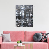 Brille Leinwanddruck (Insitu (Wohnzimmer))