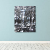 Brille Leinwanddruck (Insitu (Holzboden))