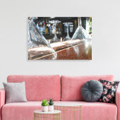 Brille Leinwanddruck (Insitu (Wohnzimmer))