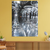 Brille Leinwanddruck (Insitu (Wohnzimmer))