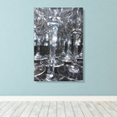 Brille Leinwanddruck (Insitu (Holzboden))