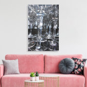 Brille Leinwanddruck (Insitu (Wohnzimmer))