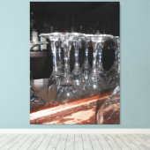 Brille Leinwanddruck (Insitu (Holzboden))