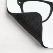 Brille-Mauspad für Nerds Mousepad (Ecke)