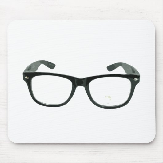 Brille-Mauspad für Nerds Mousepad (Vorne)